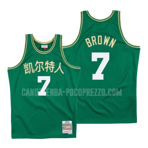 canotta boston celtics di jaylen brown 7 uomo verde capodanno cinese