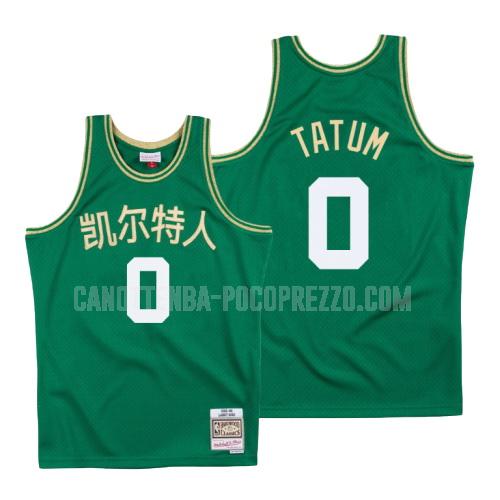 canotta boston celtics di jayson tatum 0 uomo verde capodanno cinese