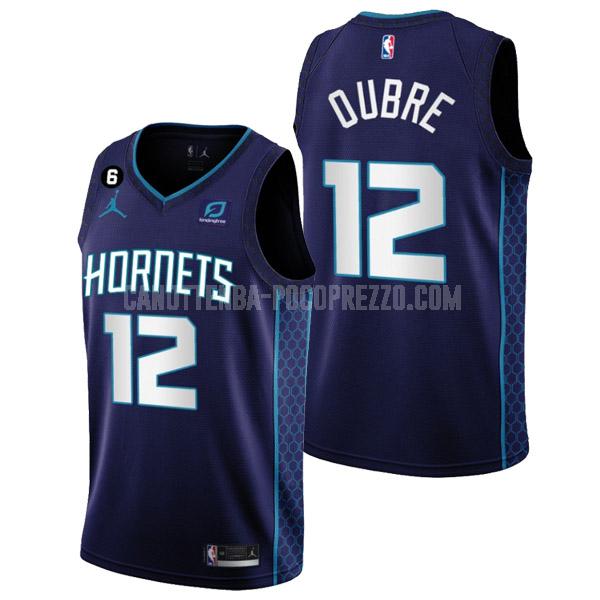 canotta charlotte hornets di kelly oubre 12 uomo viola statement edition 2022-23