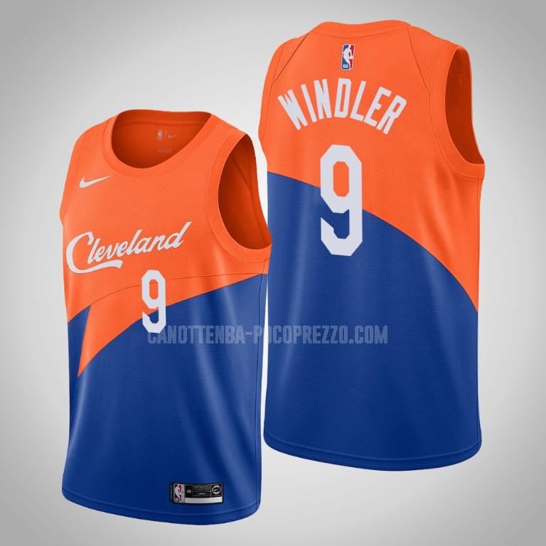 canotta cleveland cavaliers di dylan windler 9 uomo blu city edition