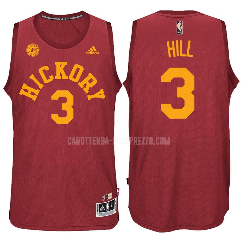canotta indiana pacers di george hill 3 uomo rosso hardwood classics