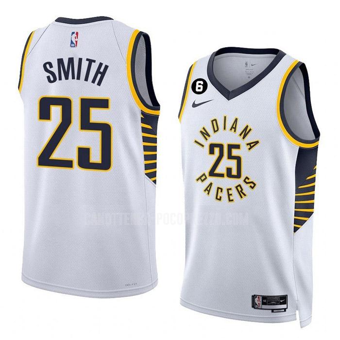 canotta indiana pacers di jalen smith 25 uomo bianco association edition 2022-23