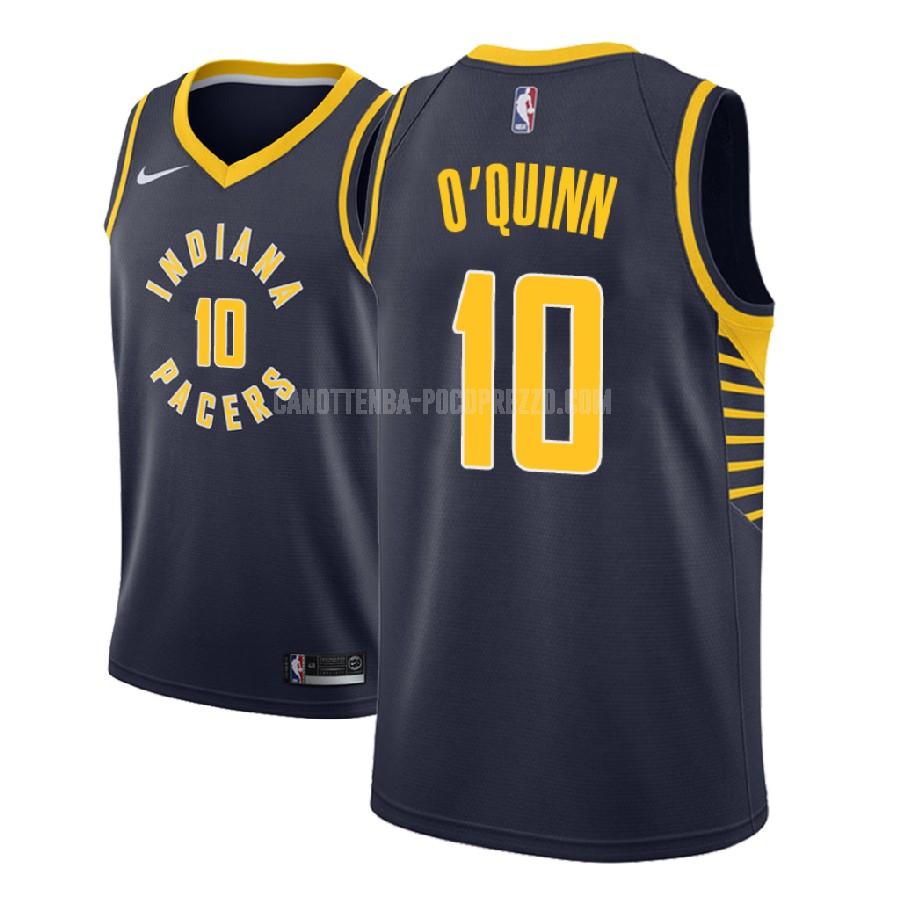 canotta indiana pacers di kyle o'quinn 10 uomo blu navy icon 2018-19