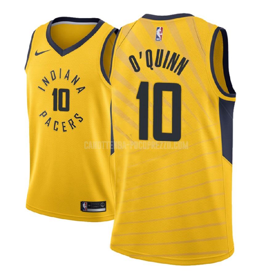 canotta indiana pacers di kyle o'quinn 10 uomo giallo statement 2018-19