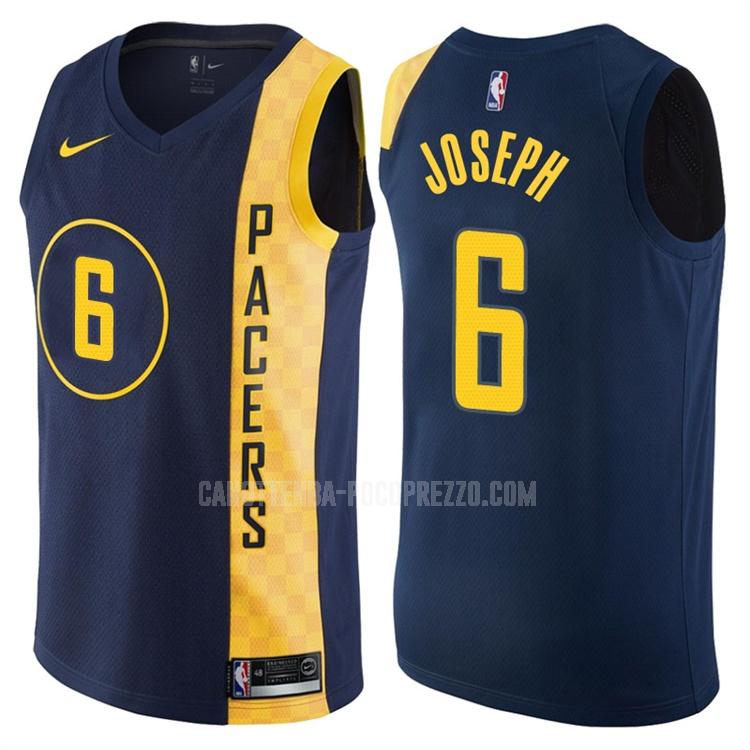 canotta indiana pacers di thaddeus young 21 uomo blu navy city edition