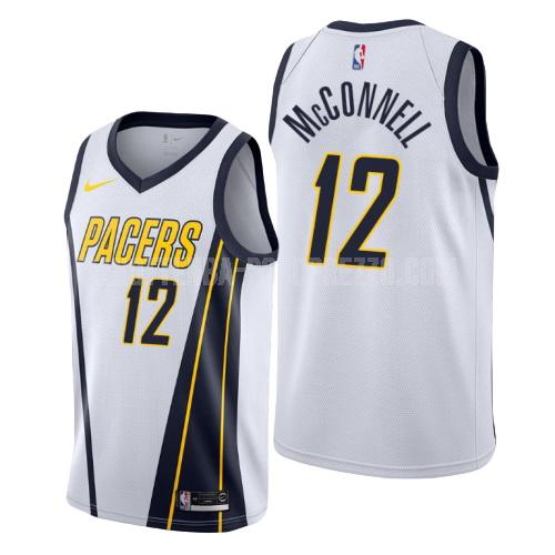 canotta indiana pacers di tj mcconnell 9 uomo bianco earned edition