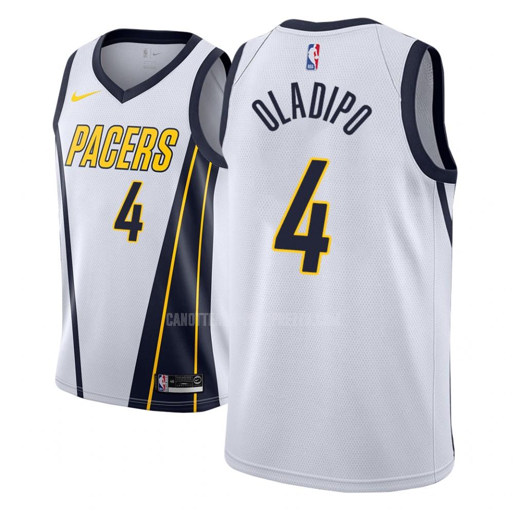 canotta indiana pacers di victor oladipo 4 uomo bianco earned edition