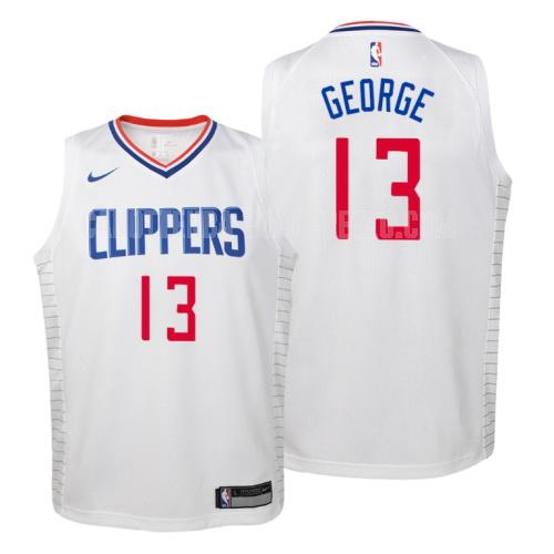 canotta los angeles clippers di paul george 13 bambini bianco association