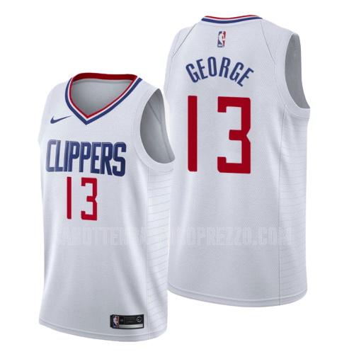 canotta los angeles clippers di paul george 13 uomo bianco association