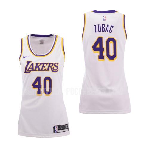 canotta los angeles lakers di ivica zubac 40 donna bianco association 2018-19