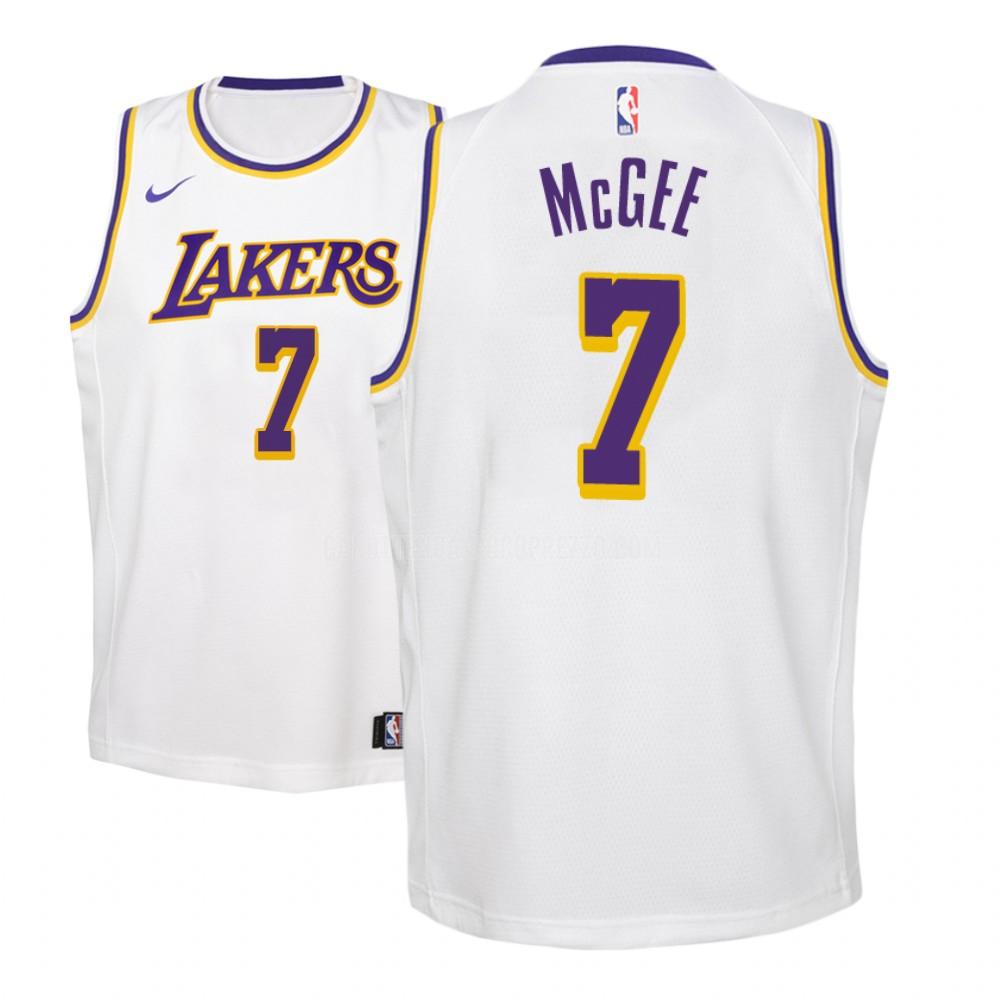 canotta los angeles lakers di javale mcgee 7 bambini bianco association