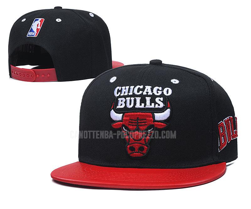 cappelli nba chicago bulls di uomo rosso-nero nei48