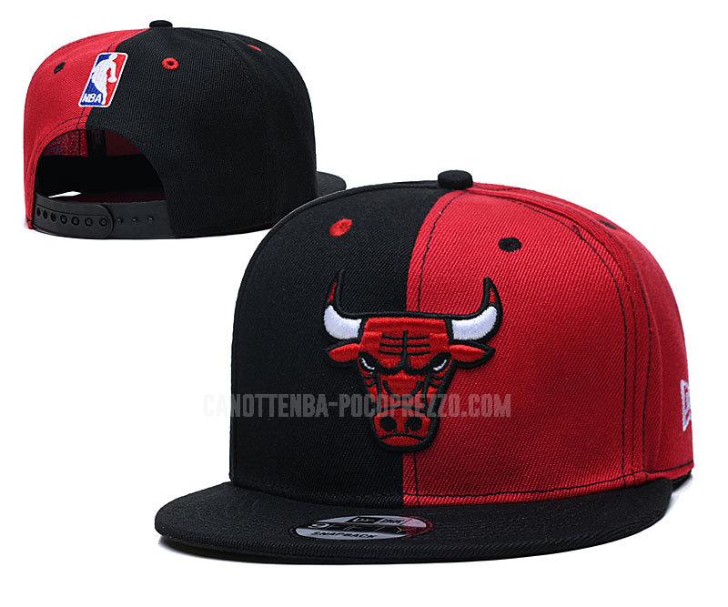 cappelli nba chicago bulls di uomo rosso-nero nei50
