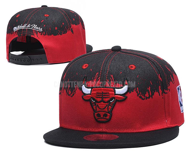 cappelli nba chicago bulls di uomo rosso-nero nei59