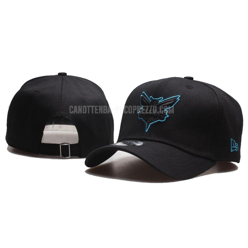 cappellino da baseball charlotte hornets di nero 2023
