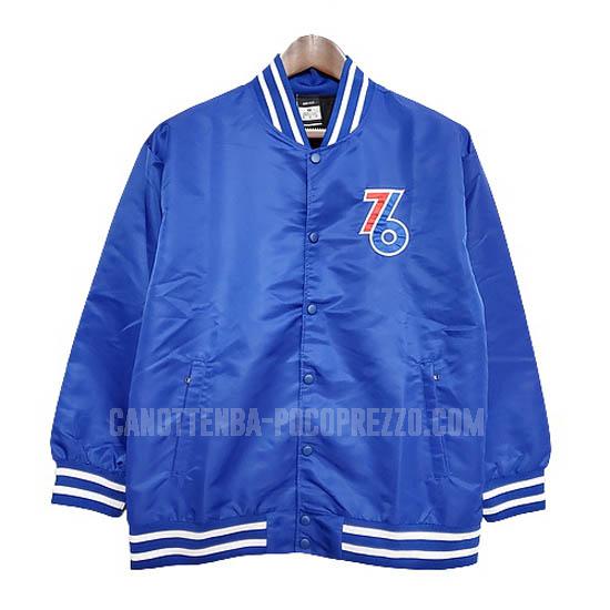giacca philadelphia 76ers di uomo blu basket