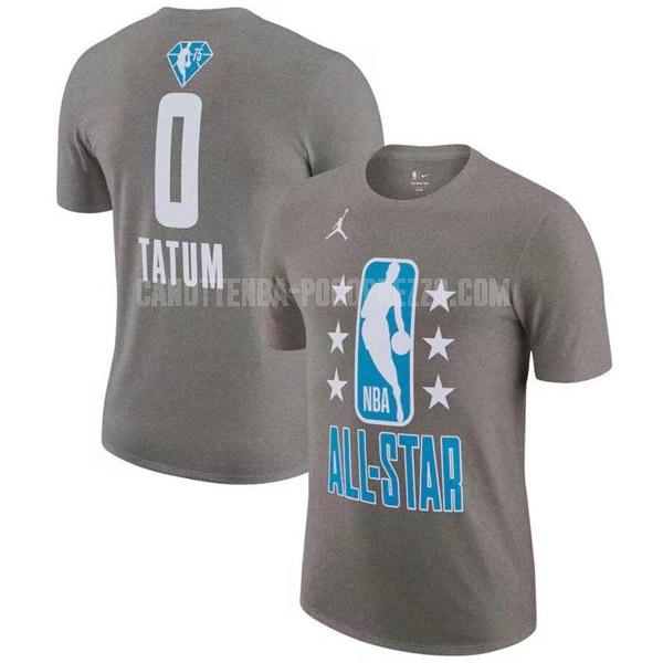 maglietta all-star di jayson tatum 0 uomo grigio 2022