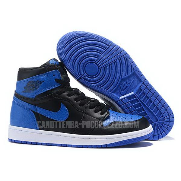 scarpe air jordan di uomo blu i high xb1198