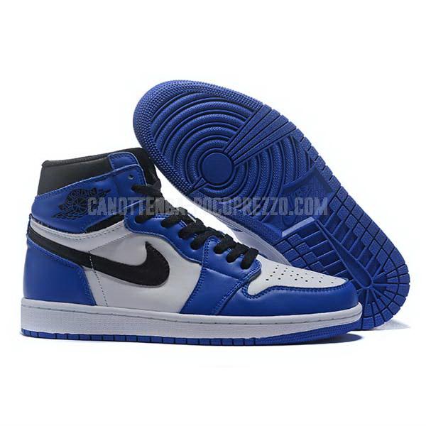 scarpe air jordan di uomo blu i high xb1301