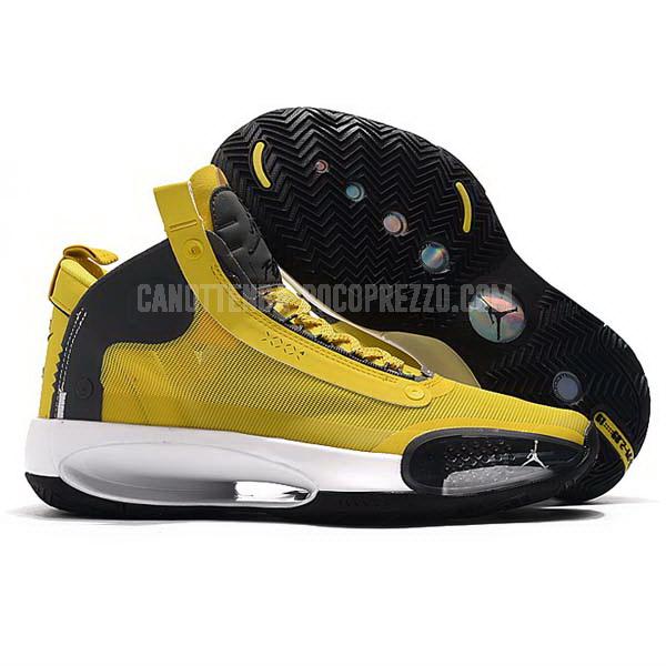 scarpe air jordan di uomo giallo xxxiv 34 xb1263