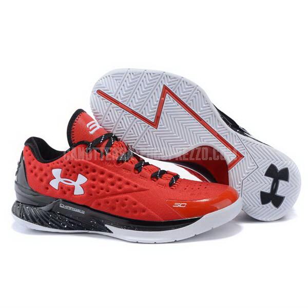 scarpe under armour di uomo rosso curry first 1 low xb1760
