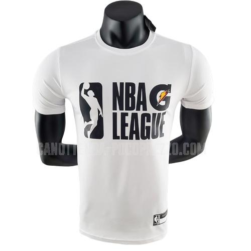 t-shirt da basket nike league di uomo bianco 22822a25 2022-23